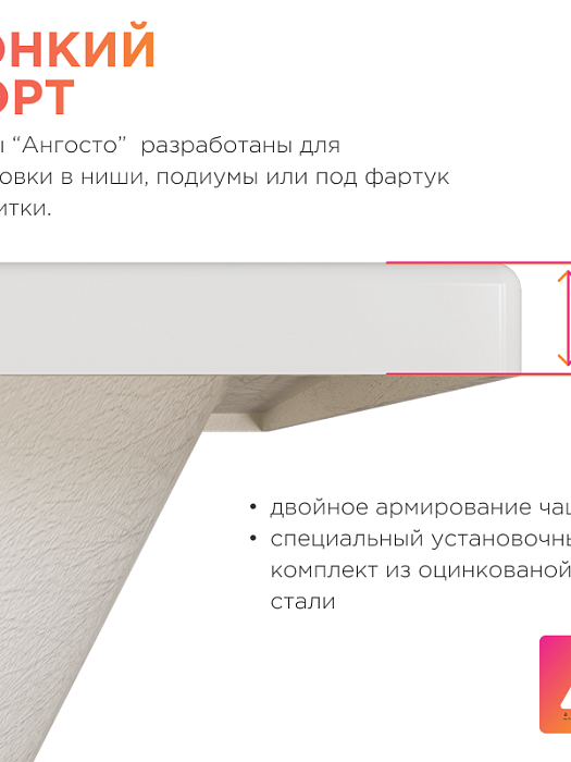 акриловые ванны Прованс Ангосто