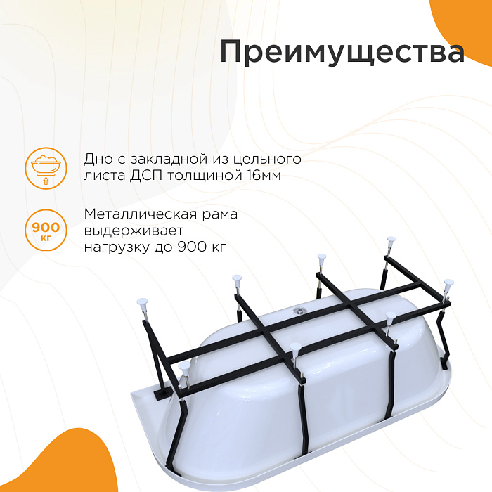 акриловые ванны Вальс Макси