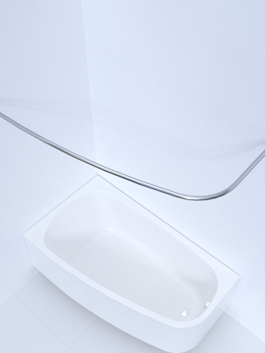 карнизы Карниз для шторы на ванну Рона