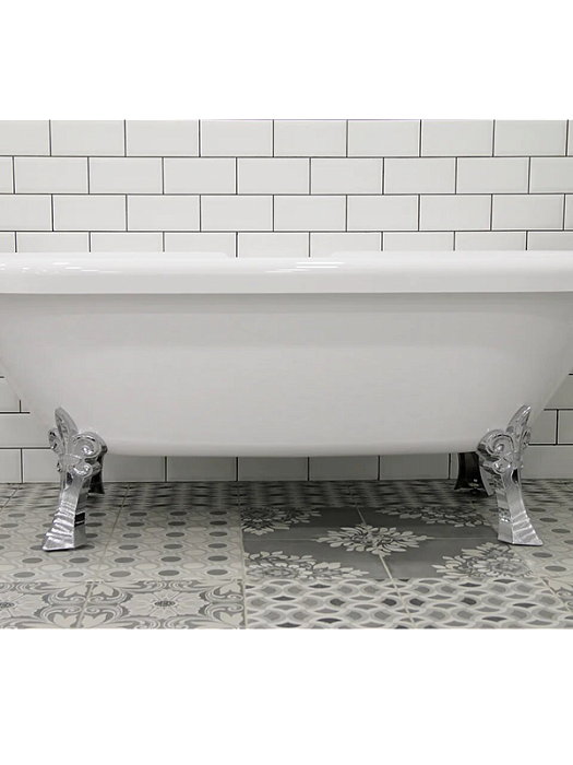 акриловые ванны Леонесса на ножках "лилия"