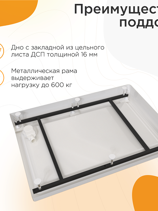 душевые углы и ограждения Душевой угол Верчелли низкий поддон