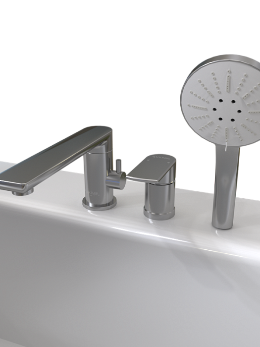 смесители и душевые стойки Смеситель Монблан (хром)