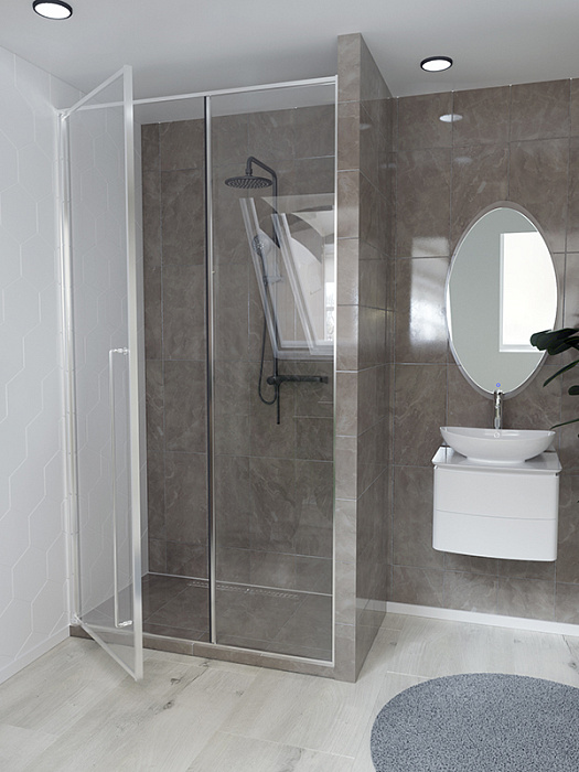 душевые углы и ограждения Дверь в нишу Дарья BO
