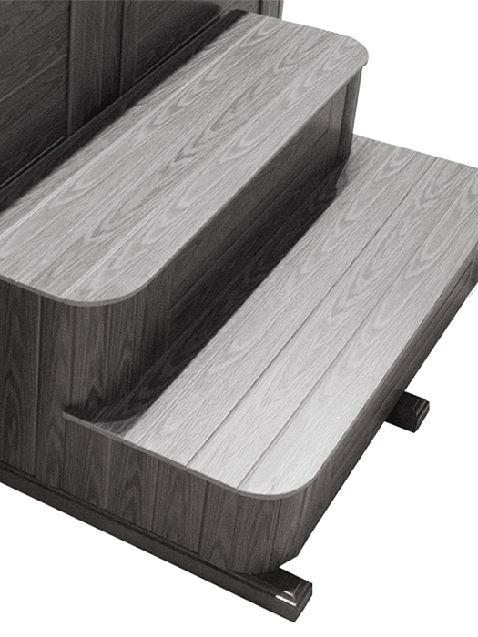 ступени Делюкс ступени прямые (пласт вагон)