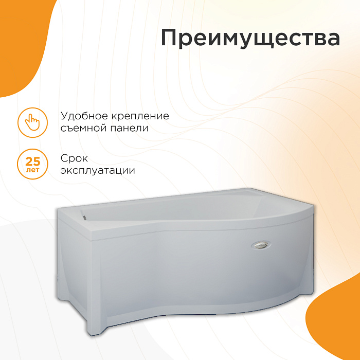 акриловые ванны Миранда