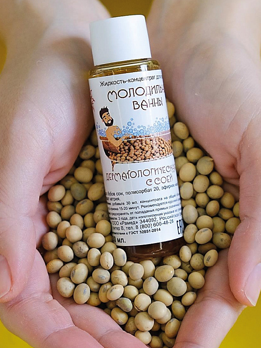 прочее Жидкость-концентрат для ванн Дерматологическая с соей 300 мл