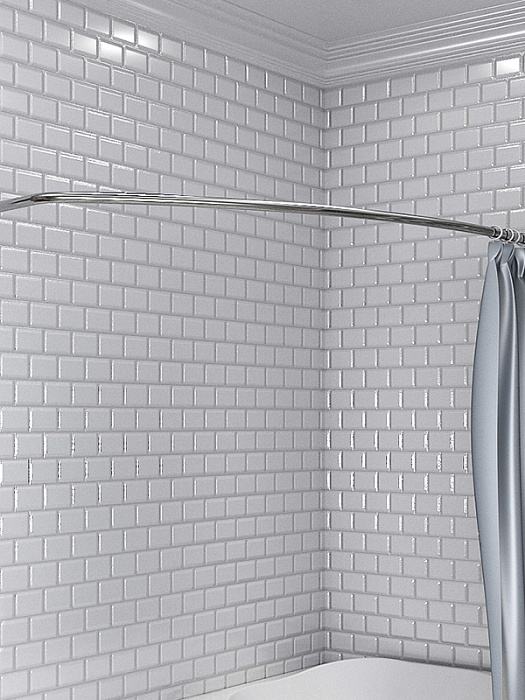 карнизы Карниз для шторы на ванну Сандра